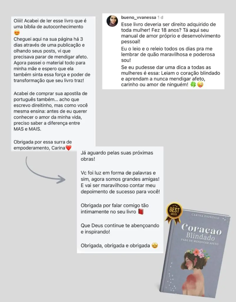 Depoimento 1 Coração Blindado